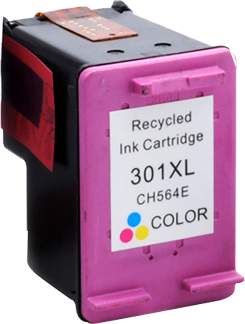 Huismerk HP 301XL cartridge kleur met inktniveau