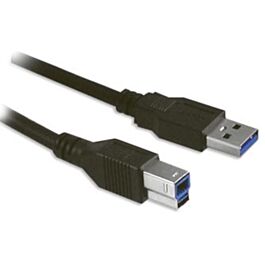 Geletterdheid wervelkolom heelal Ewent USB 3.0 printerkabel USB A-B 1,8 meter zwart