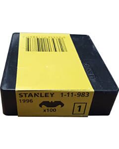 100 Stanley reservemesjes 1996 zonder gaten