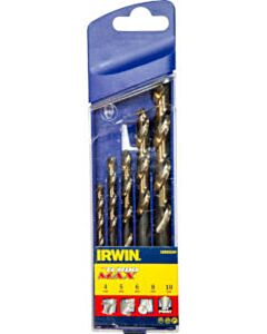 Irwin metaalborenset Turbomax 4/5/6/8/10mm