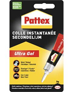 Secondelijm Pattex Ultra Gel 3 gram